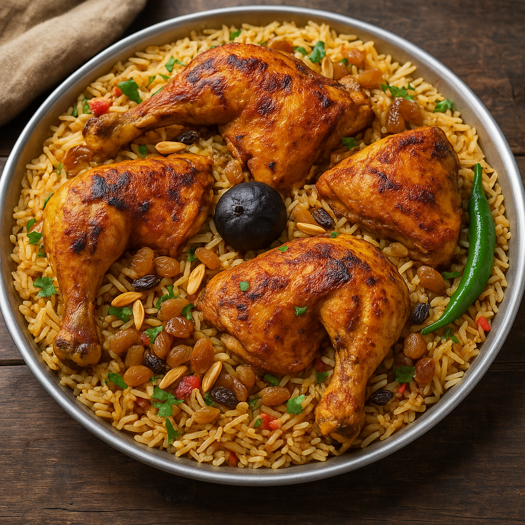 مكبوس الدجاج الكويتي وصفة أصلية بطعم قوي ونكهة خليجية مميزة