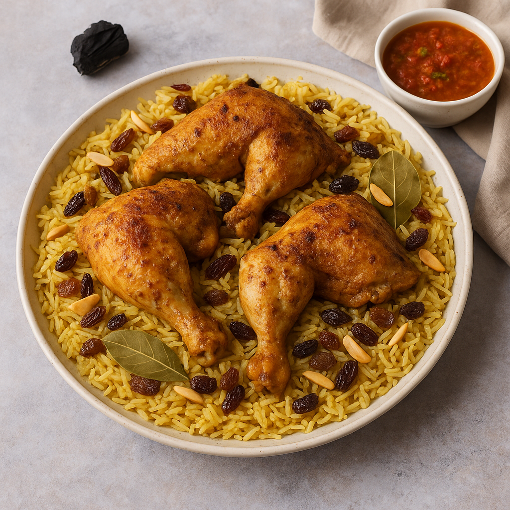 مندي الدجاج اليمني طريقة سهلة بطعم أصيل