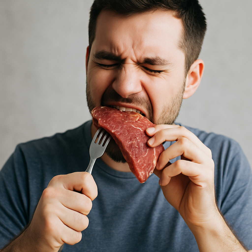 تفسير رؤية الطعام النيء في المنام وحلم الأكل غير المطبوخ